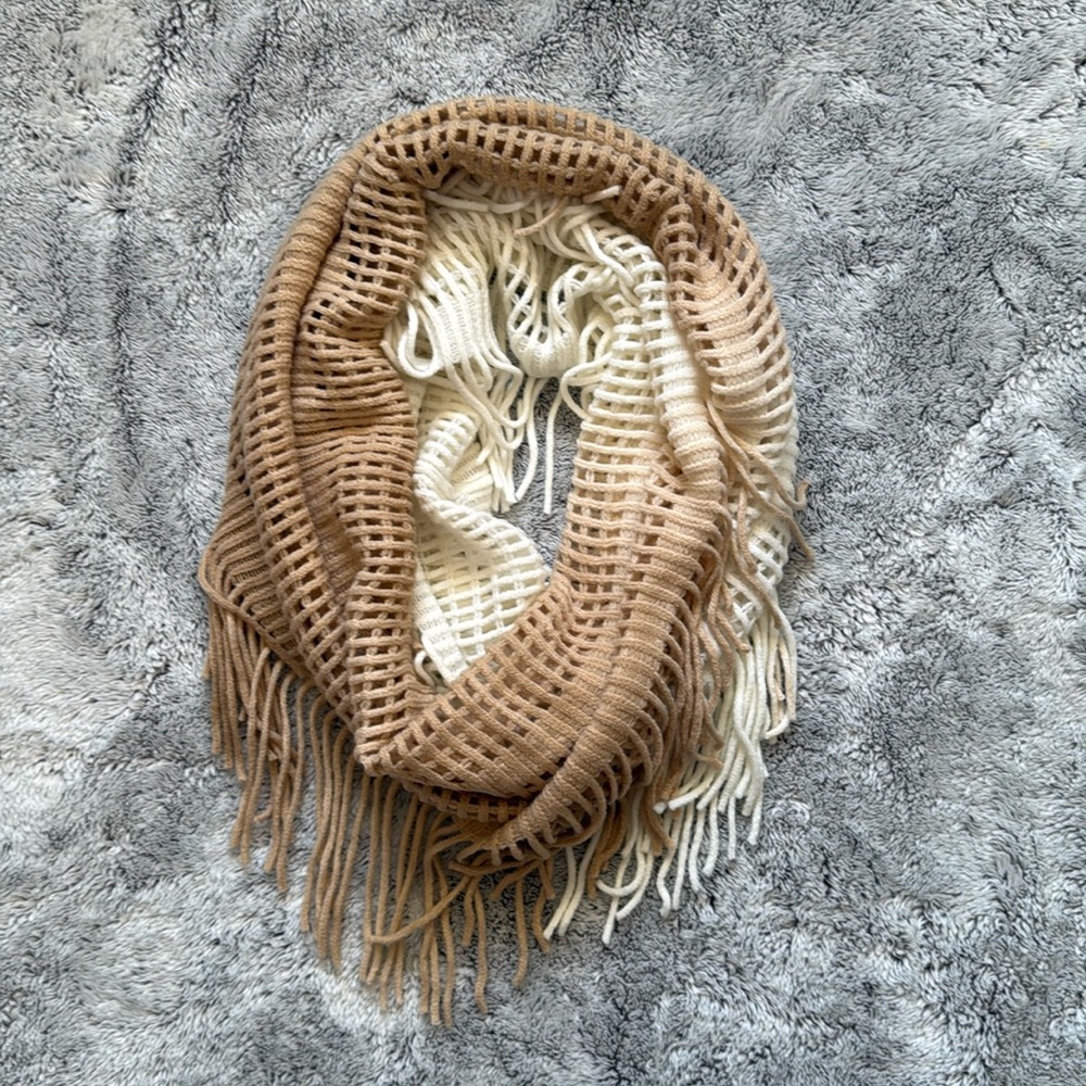 Fringe Ombré Infinity Scarf!